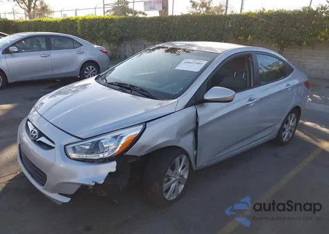 2014 Hyundai Accent Gls из США, поврежденный, VIN KMHCU4AE3EU591701